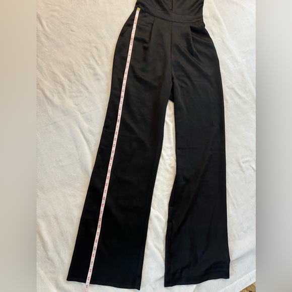 Guess sleeves halter ultra sexy jumpsuit Black size 0 - Picture 9 of 12